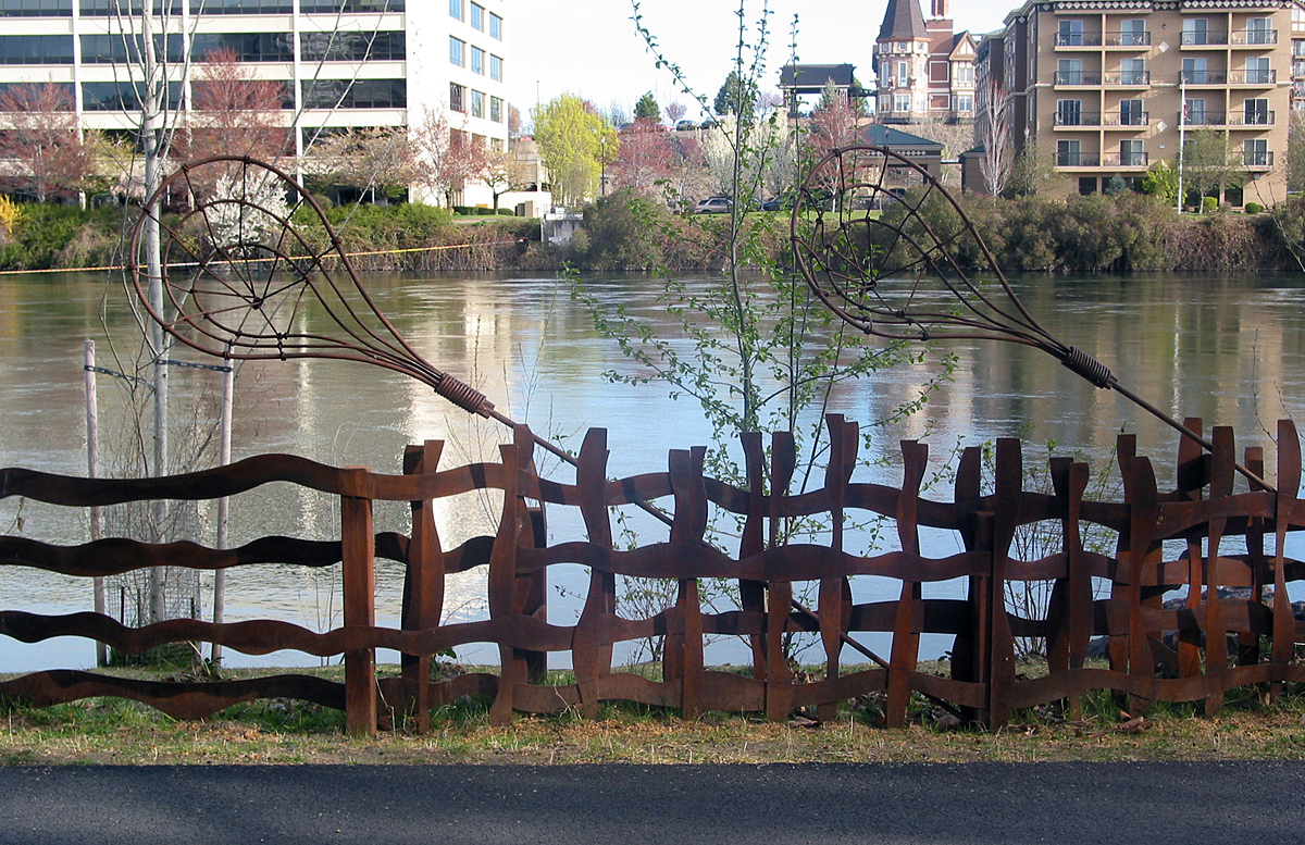 Native American fishing weir